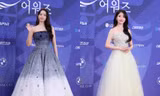 Dàn 'sao' Hàn nổi bật trên thảm đỏ Lễ trao giải 'Rồng Xanh' lần 4: Yoona vấp ngã vẫn đẹp, Chu Young Woo đi cũng 'cuốn'
