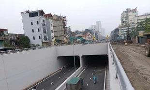 Thông hầm chui tại nút giao Giải Phóng - Kim Đồng