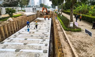 'Thành phố bọt biển', giải pháp chống ngập bền vững cho đô thị Hà Nội