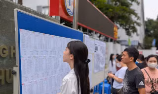 Học sinh Hà Nội thi lớp 10 năm 2025 Ảnh: L.Đ.T