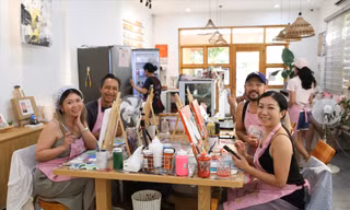 Trải nghiệm workshop ngày càng được giới trẻ quan tâm, nhiều bạn trẻ cũng lựa chọn khởi nghiệp bằng cách bán những trải nghiệm “chữa lành”. Ảnh: Giang Thanh