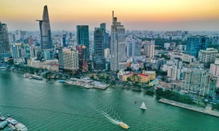 Một góc TPHCM từ trên cao