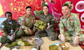 Vị Tết Việt nơi 'chảo lửa' Abyei 