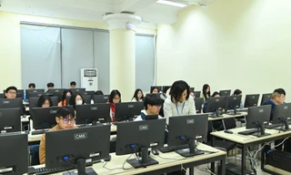 Kì thi đánh giá tư duy của Đại học Bách khoa Hà Nội được tổ chức trên máy tính