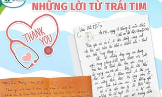 Những lá thư chia sẻ của các bệnh nhi từng điều trị tâm lí tại BV Nhi Trung ương