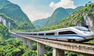 Đường sắt Lào Cai - Hà Nội - Hải Phòng (Ảnh minh họa)