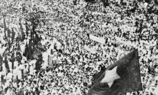 Quảng trường Ba Đình lịch sử ngày 2/9/1945 Ảnh: TTXVN