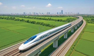 Nhiều doanh nghiệp tư nhân đề nghị được đầu tư làm đường sắt tốc độ cao Ảnh: AI