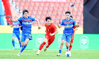 Đình Bắc (giữa) sẽ tỏa sáng giúp U22 Việt Nam giành huy chương vàng tối nay