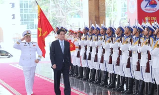 Chủ tịch nước Lương Cường tới dự Lễ kỷ niệm 70 năm Ngày thành lập Quân chủng Hải quân, ngày 7/5/2025