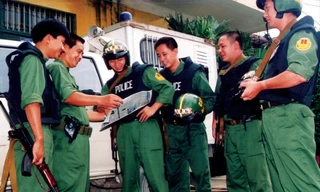 Lực lượng CSHS đặc nhiệm thuộc Phòng CSHS Công an TP Hà Nội