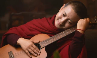 Ngô Hồng Quang trình diễn cùng nhóm Thiên Thanh tại Hà Nội tháng 5/2024