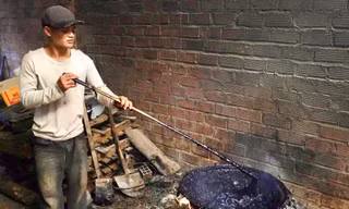 Chất màu đen tại cơ sở sản xuất của Công TNHH MTV Nguyên Phát Gia Lai được cho là caramen 