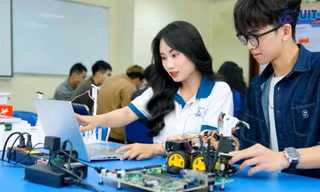 Niềm say mê khoa học công nghệ đã đưa Trần Thị Cẩm Giang đến với nghiên cứu ngay từ khi còn trên ghế nhà trường 