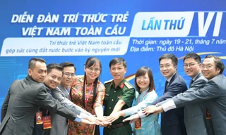 Các tài năng trẻ tham gia Diễn đàn Trí thức trẻ Việt Nam toàn cầu lần thứ VI, năm 2025 ẢNH: DƯƠNG TRIỀU