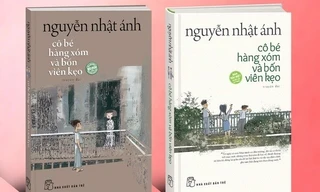 Bìa sách "Cô bé hàng xóm và bốn viên kẹo"