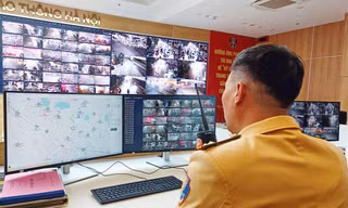 Đêm trắng tại 'bộ não' giao thông của Thủ đô
