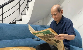 Nhà thơ Thanh Quế. Ảnh: Nhật Thanh 