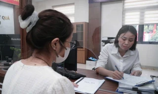 Một điểm phục vụ hành chính công tại Hà Nội Ảnh: Trần Hoàng