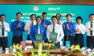 Đoàn Thanh niên BIDV kí kết thỏa thuận hợp tác với T.Ư Đoàn