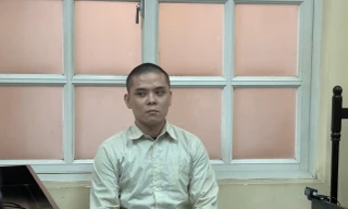 Bị cáo Tưởng Chí Huy tại phiên tòa.