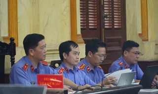 Đại diện Viện Kiểm sát tại phiên tòa.