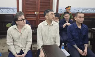 Bị cáo Hwang ChangNam tại phiên tòa.