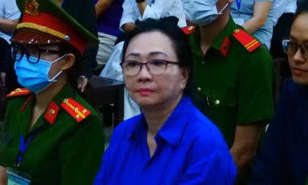 Bà Trương Mỹ Lan trong một phiên tòa. Ảnh: Tân Châu