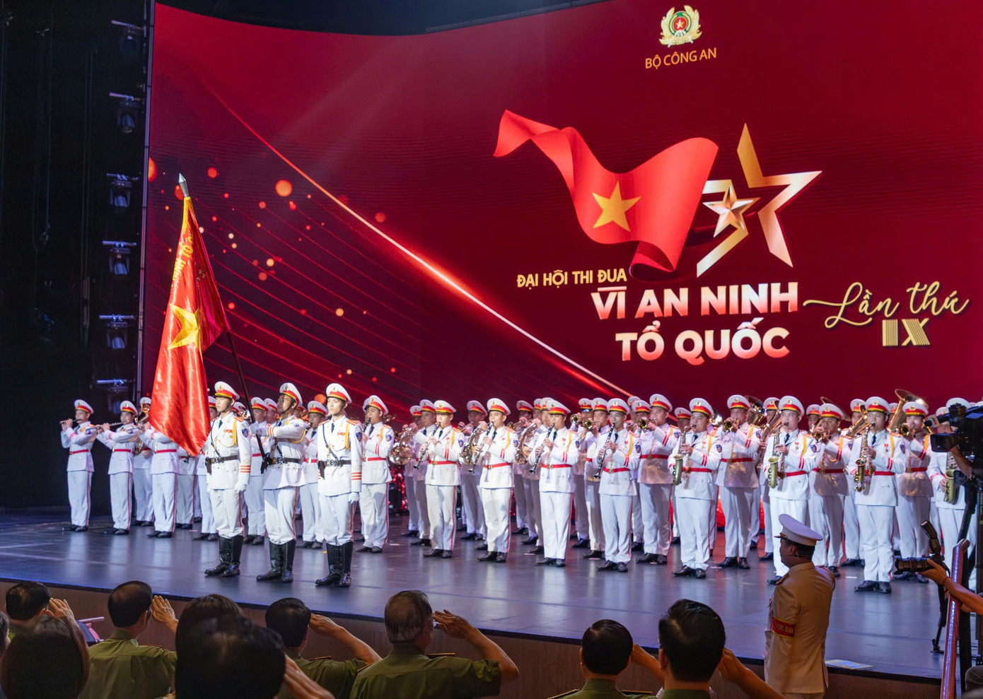 Một trong những tiết mục văn nghệ tại đại hội. Ảnh: Phạm Nam. 216.jpg