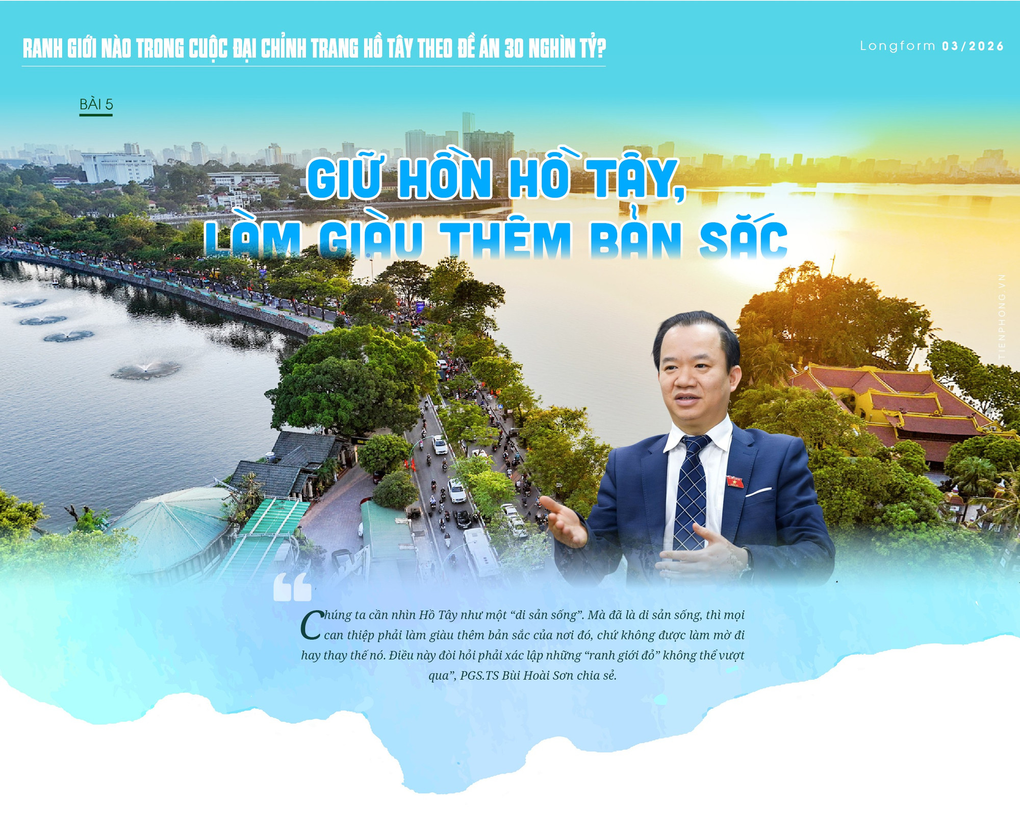 ‘Đại chỉnh trang’: Giữ hồn Hồ Tây, làm giàu thêm bản sắc