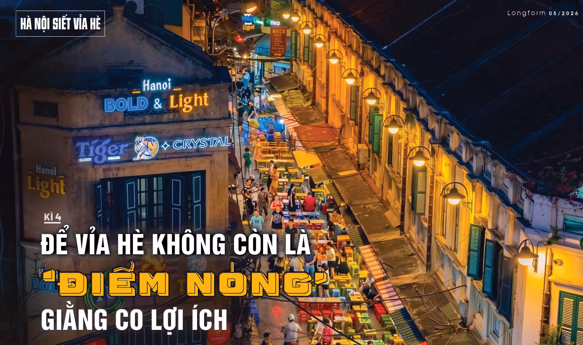 Để vỉa hè Hà Nội không còn là 'điểm nóng' giằng co lợi ích