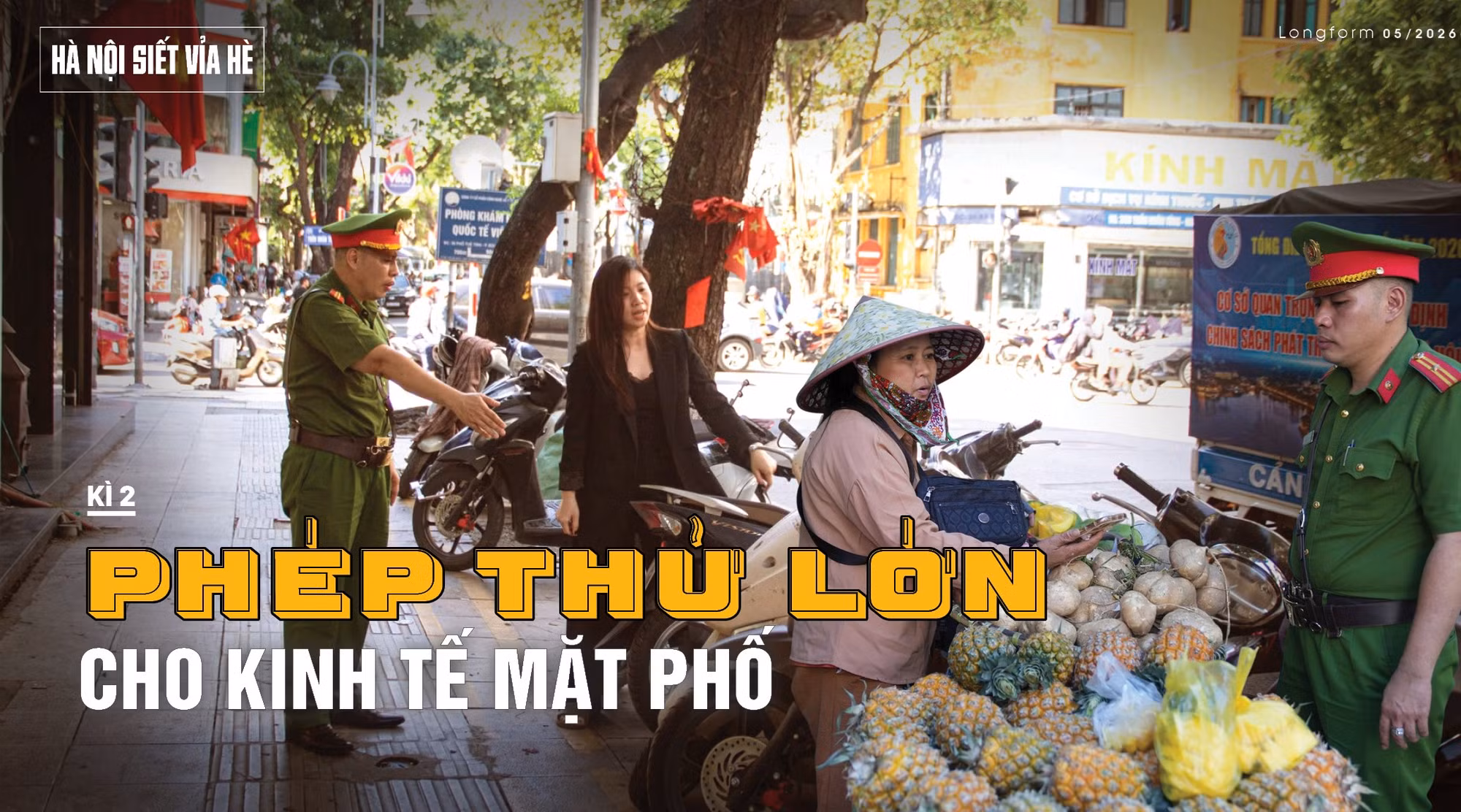 Hà Nội siết vỉa hè: Phép thử lớn cho kinh tế mặt phố