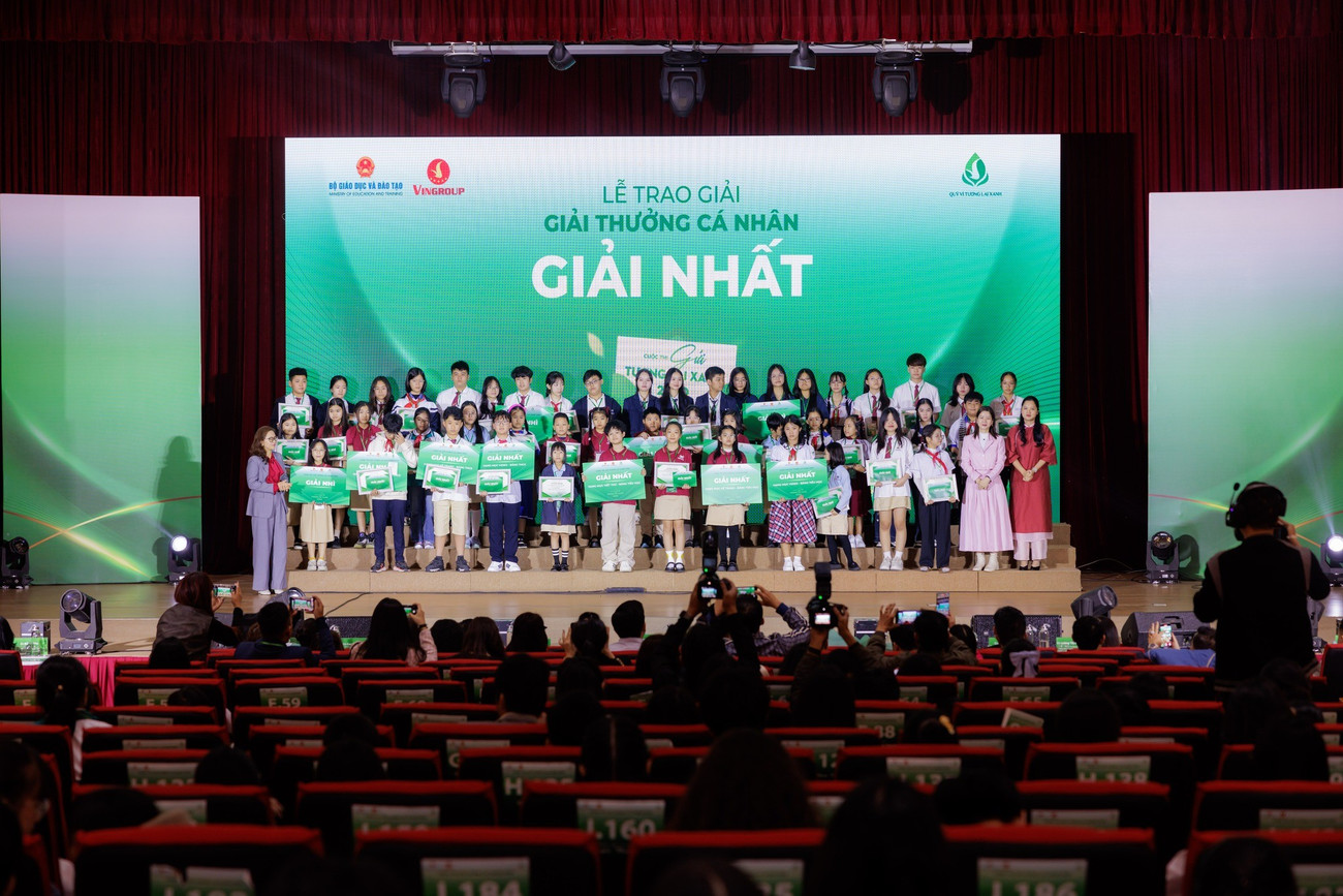 Cuộc thi Gửi tương lai xanh 2050 mùa 2 trở lại với 3 định hướng nội dung chính về Giáo dục xanh – Năng lượng xanh – Lối sống xanh. Ảnh: QVTLX. anh-1-8745.jpg