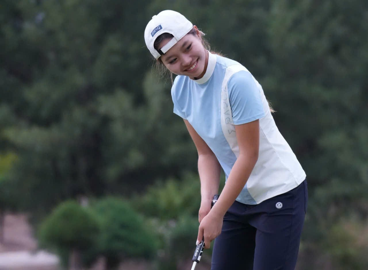 Nếu giành chiến thắng năm nay, Lê Chúc An sẽ trở thành golfer đầu tiên 3 lần liên tiếp vô địch Giải Vô địch Golf Quốc gia. 7-4706.jpg