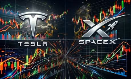 Cổ phiếu Tesla, SpaceX lao dốc cực gắt 