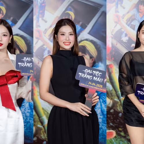 Dàn "nữ chính trăm tỷ" Thiên Ân, Hạ Anh, Trúc Anh rạng rỡ tại "Đại Tiệc Trăng Máu 8"