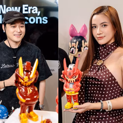 Á hậu Minh Nhàn "rì-viu" triển lãm Art Toys đang mở cửa miễn phí tại TP.HCM