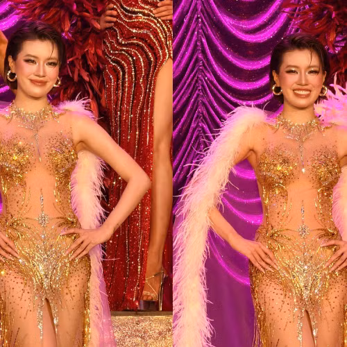 Pháo "bắn rap" hô tên ở Đảo Hoa Hậu, fan dự đoán tiết mục thi tài năng