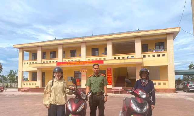 Hai người phụ nữ ở Hà Tĩnh đi nhầm xe máy của nhau về nhà