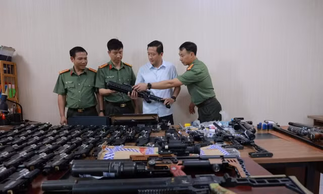 Triệt phá đường dây chế tạo vũ khí quân dụng liên tỉnh