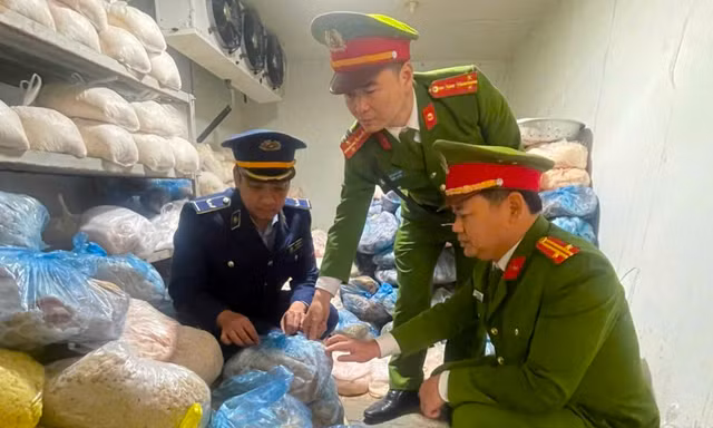 Phát hiện 1 tấn da lợn không rõ nguồn gốc, bốc mùi hôi