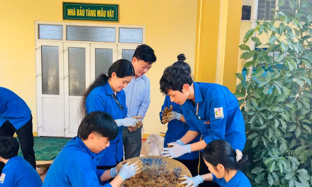 Thanh niên Hà Tĩnh chung tay làm 'bom hạt giống' để tái sinh rừng 