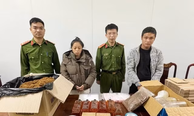 Đôi nam nữ biến phòng trọ thành xưởng tẩm ướp ma túy Tobaco 
