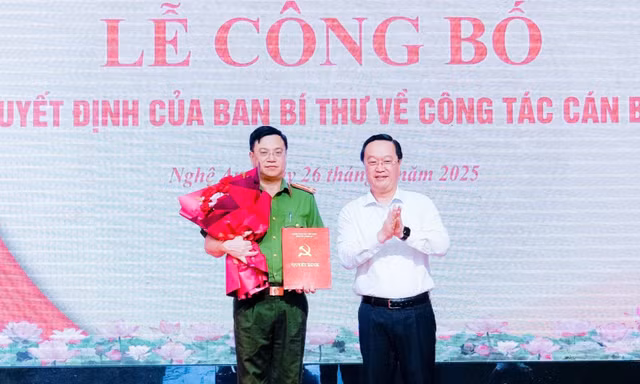 Giám đốc Công an tỉnh Nghệ An nhận thêm nhiệm vụ