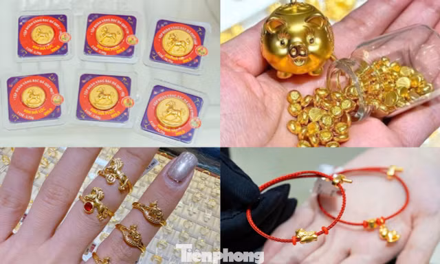  Vàng mini, vàng hạt đậu gây sốt ngày Vía Thần tài 