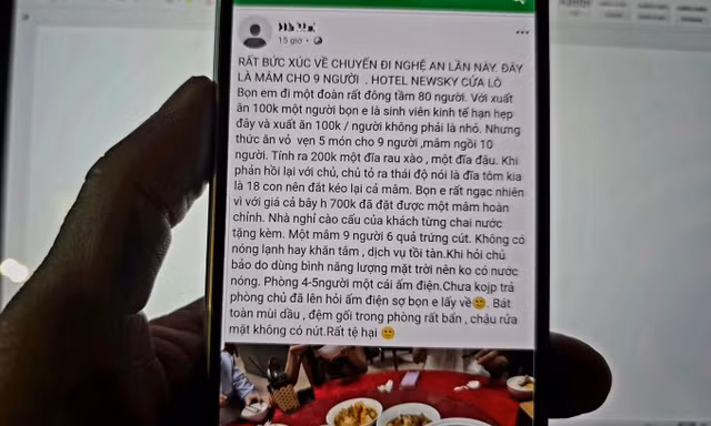 Xôn xao vụ việc khách sạn ở Cửa Lò bị nhóm sinh viên tố 'chặt chém'