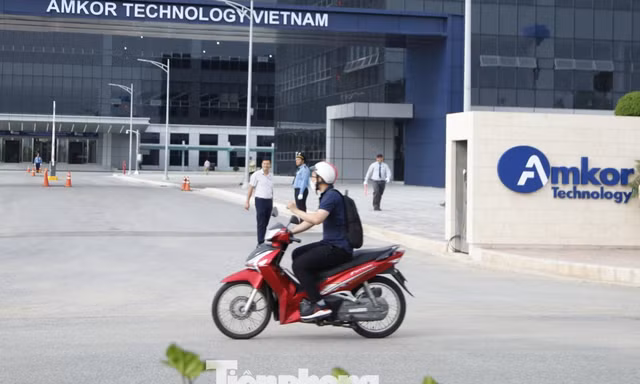 Nhà máy bán dẫn của Tập đoàn Amkor tại Bắc Ninh. Ảnh: Nguyễn Thắng.