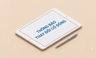 Vinasing Group thông báo về việc thay đổi nhân sự, cổ đông