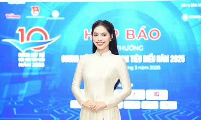 Á hậu Châu Anh khâm phục các gương mặt được đề cử Gương mặt trẻ Việt Nam 2025