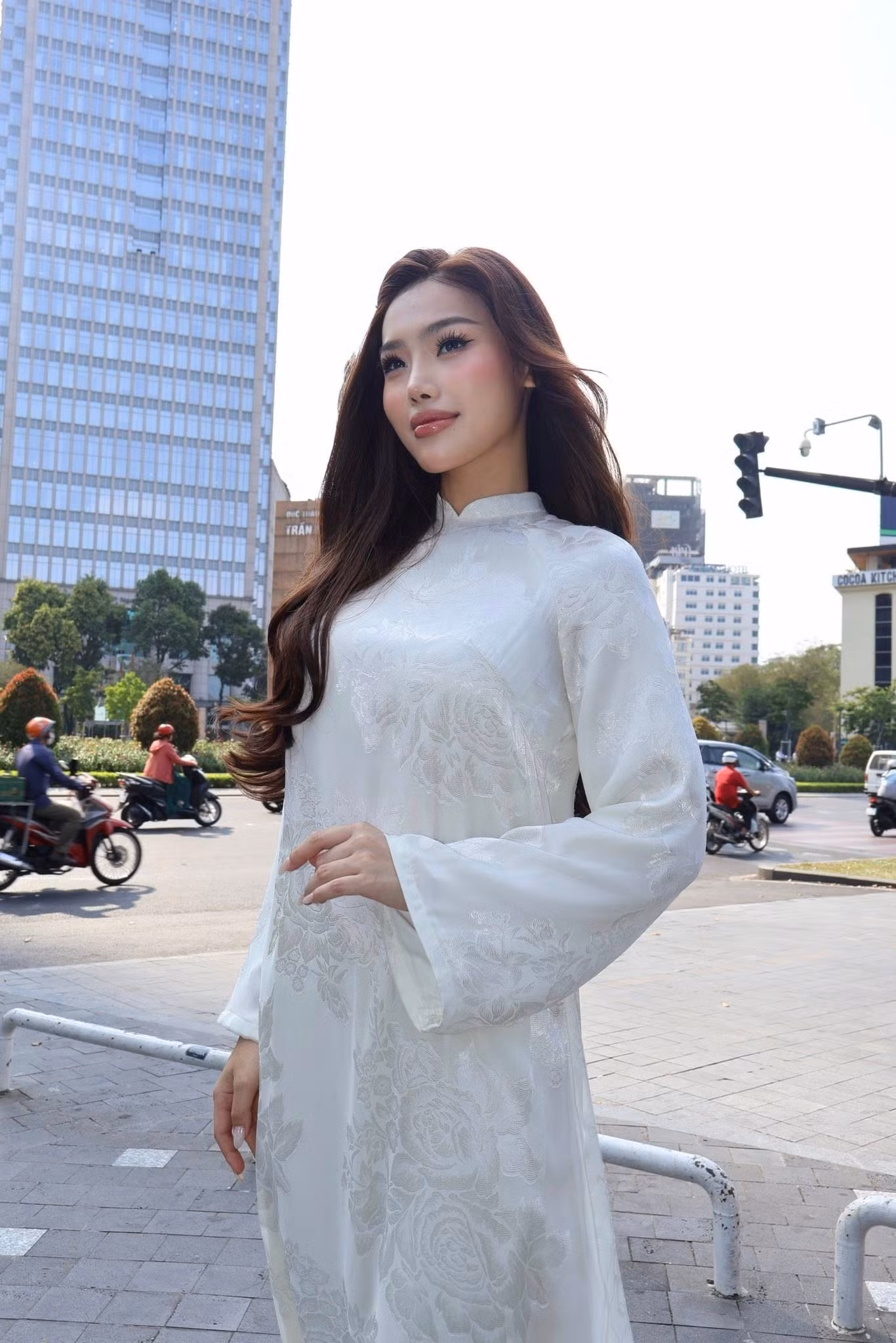 Hoa hậu, &aacute; hậu diện &aacute;o d&agrave;i kỷ niệm 51 năm ng&agrave;y Giải ph&oacute;ng miền Nam, thống nhất đất nước- Ảnh 14.